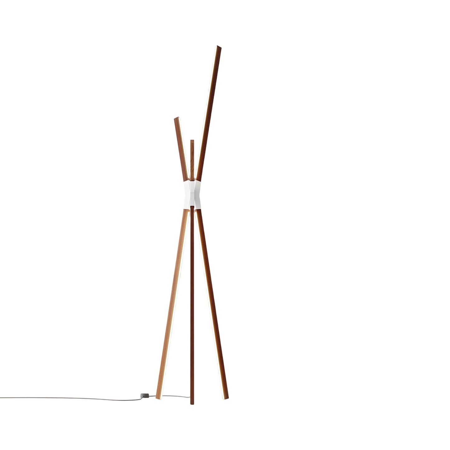 Bang LED Floor Lamp in Water Tower Redwood/White.