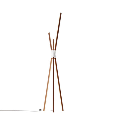 Bang LED Floor Lamp in Water Tower Redwood/White.
