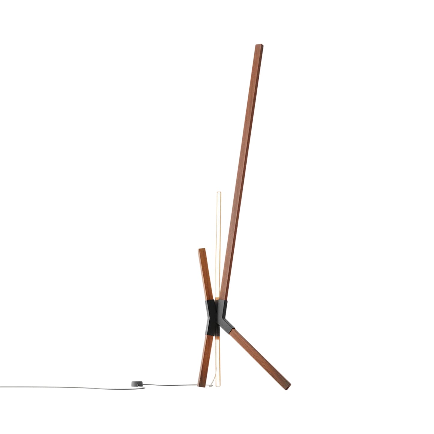 Bang LED Floor / Table Lamp in Water Tower Redwood/Matte Black.