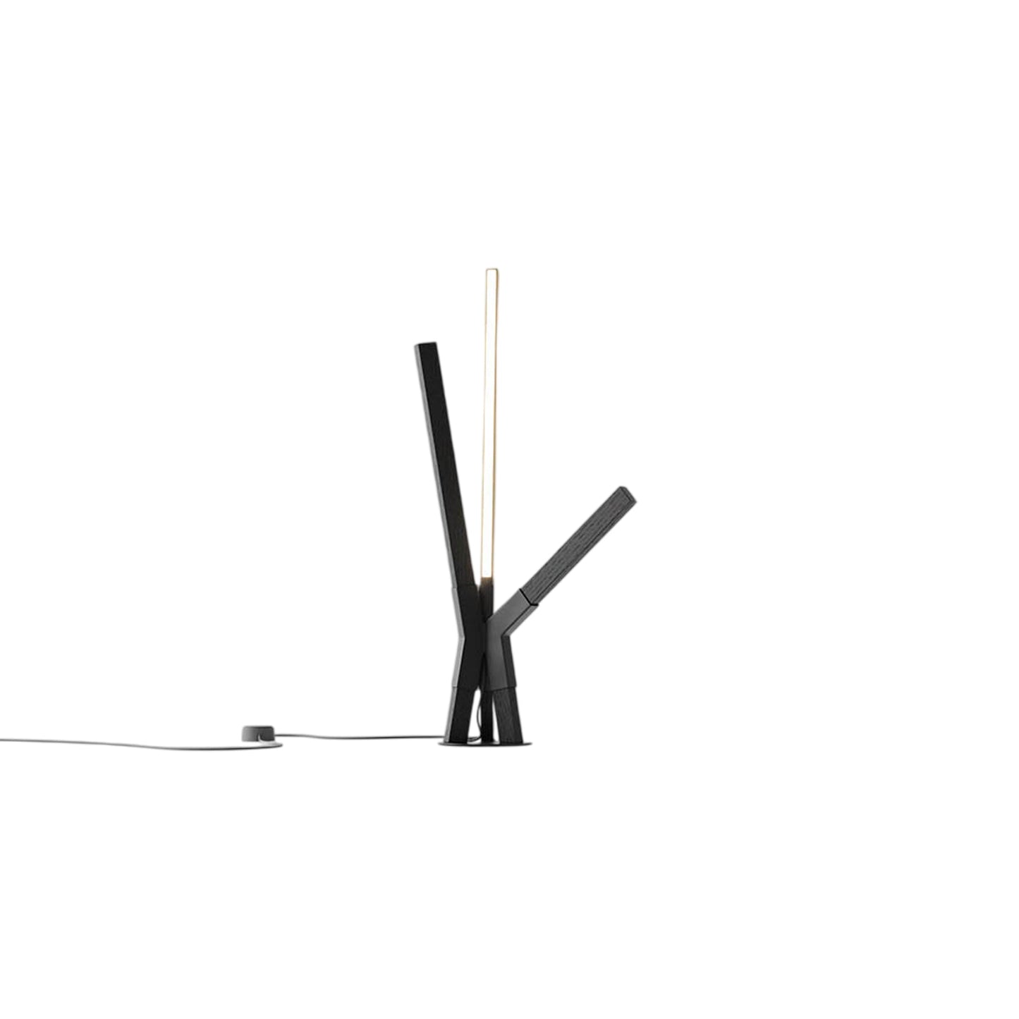 Bang LED Table Lamp in Ebonized Oak/Blackened.