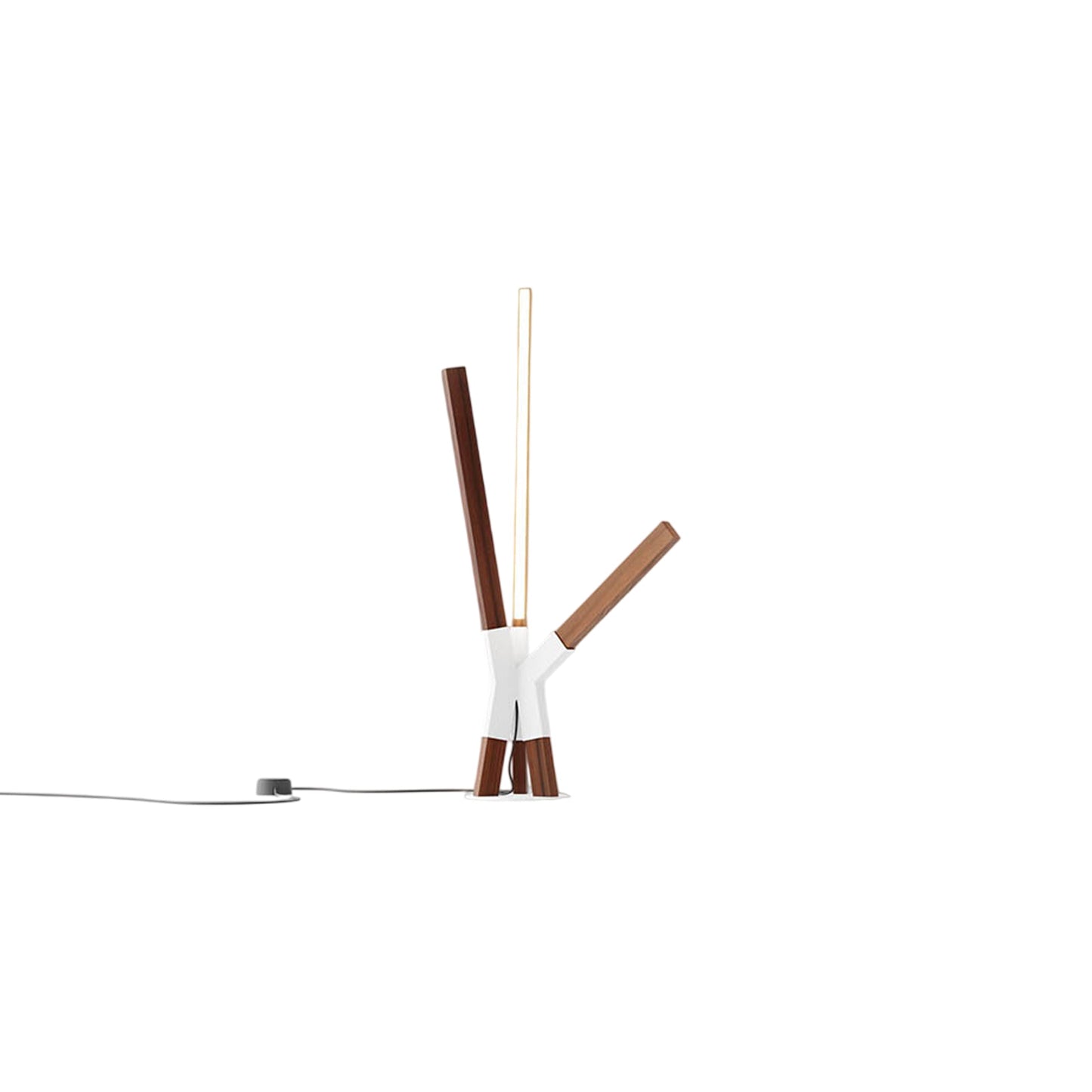 Bang LED Table Lamp in Water Tower Redwood/White.