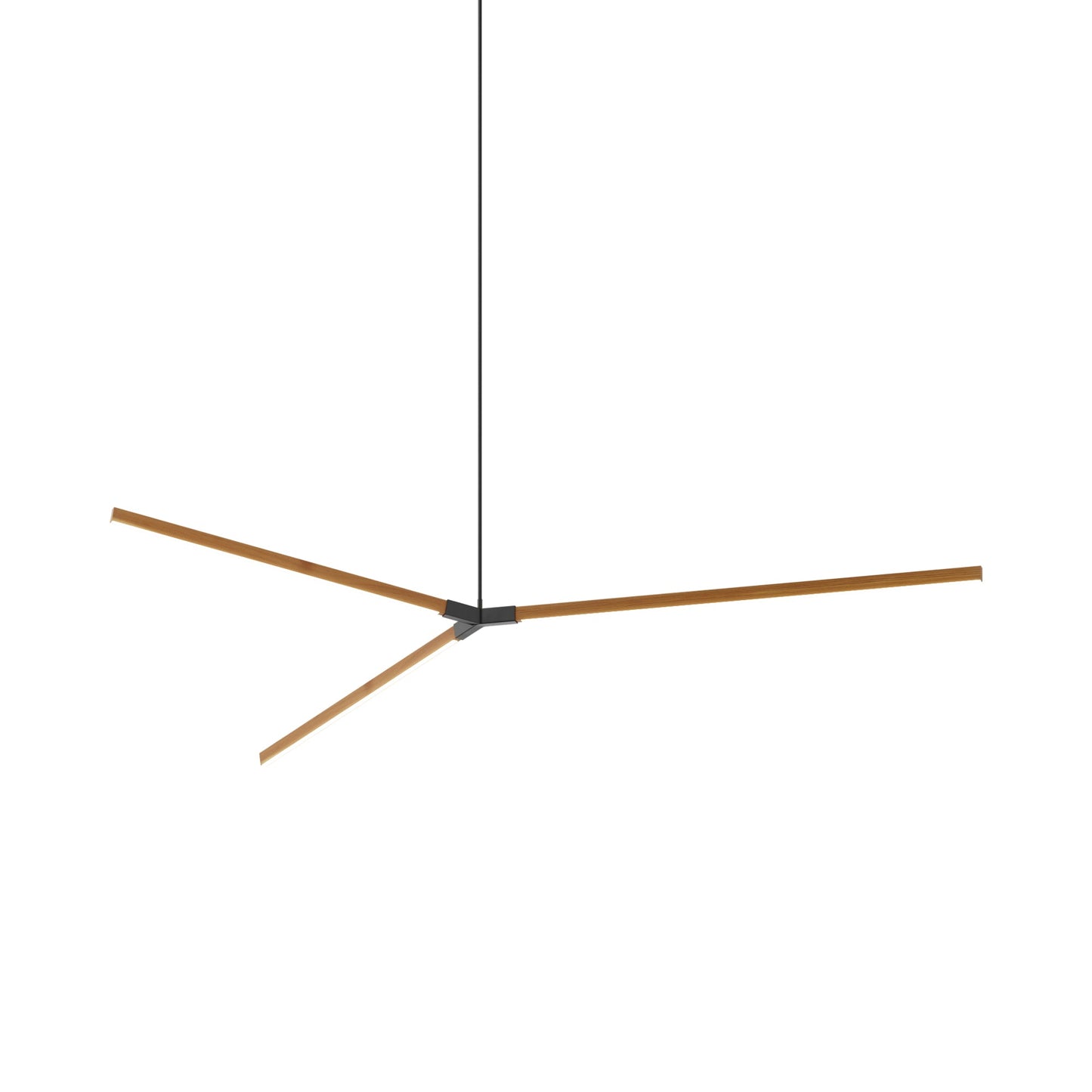 Bough Big LED Pendant Light in Heart Pine (Reclaimed)/Blackened.