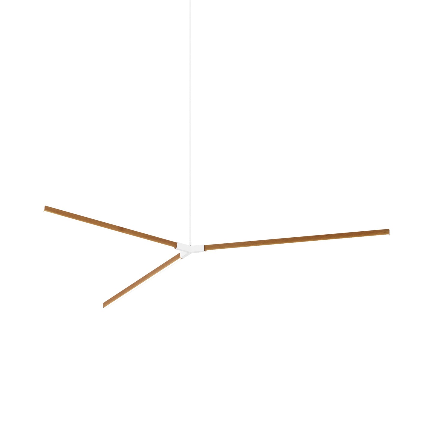 Bough Big LED Pendant Light in Heart Pine (Reclaimed)/White.