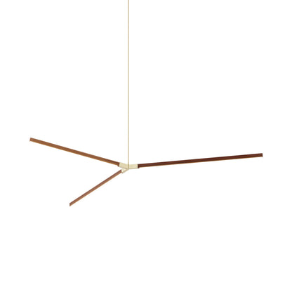 Bough Big LED Pendant Light in Water Tower Redwood/Brushed Brass.