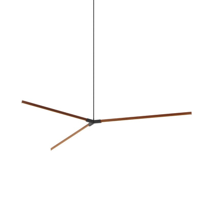 Bough Big LED Pendant Light in Water Tower Redwood/Matte Black.