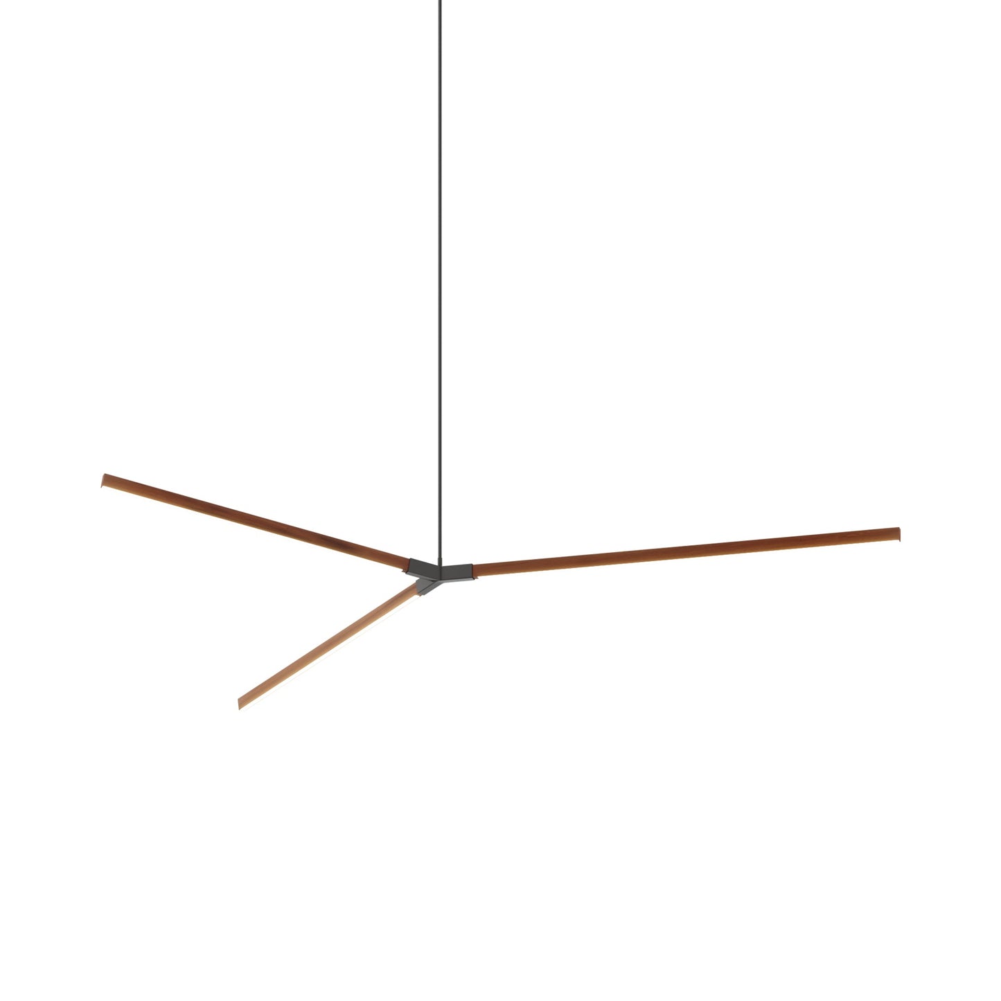Bough Big LED Pendant Light in Water Tower Redwood/Slate Grey.