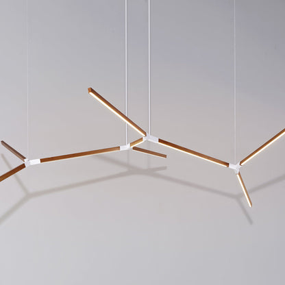 Bough Branching Big LED Chandelier in Detail.