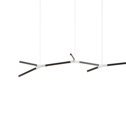 Bough Branching Middle LED Chandelier in Detail.