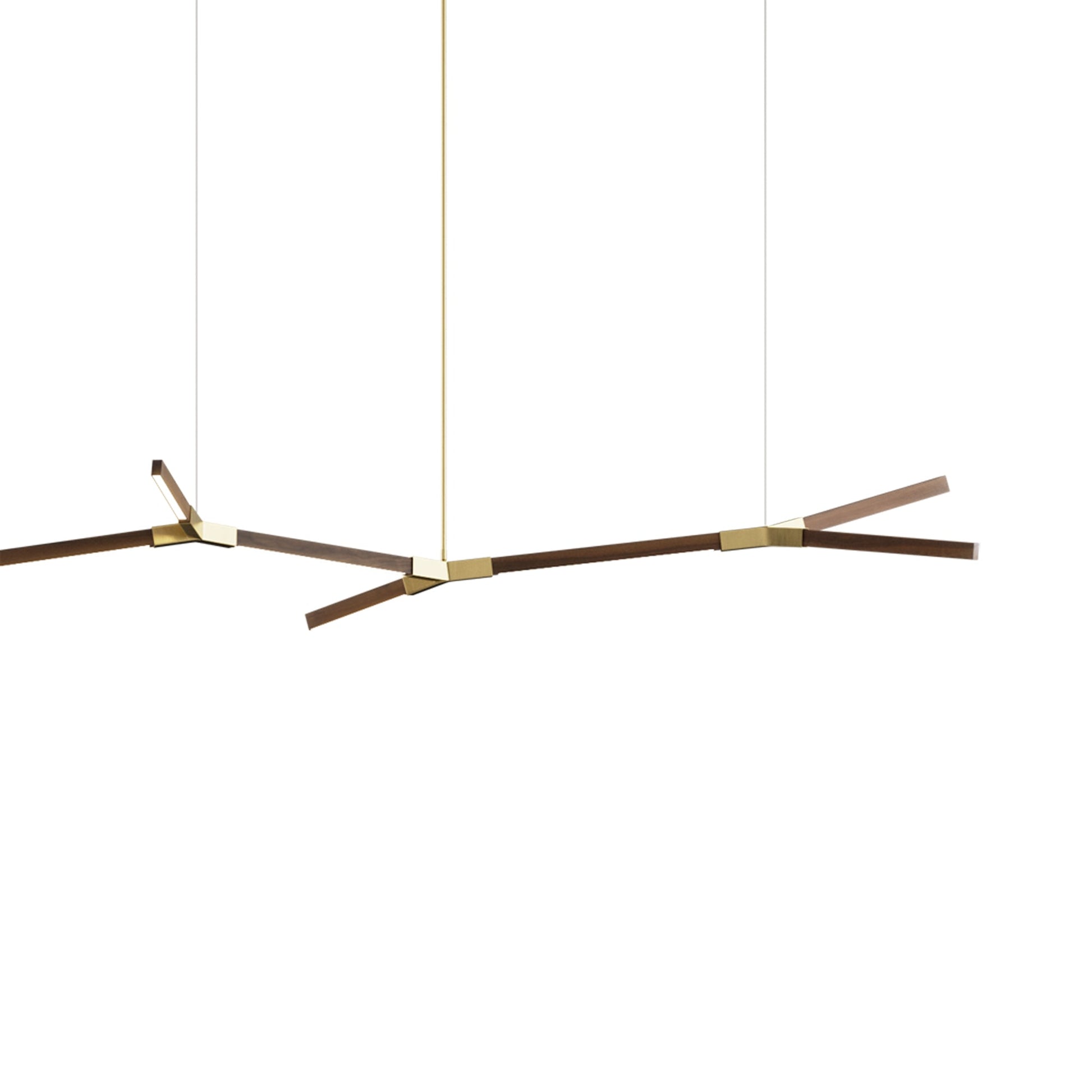 Bough Branching Middle LED Chandelier in Detail.