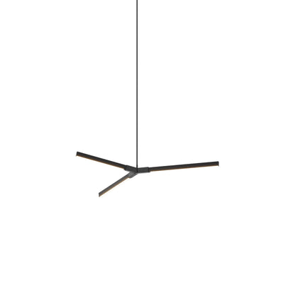 Bough Little LED Pendant Light in Ebonized Oak/Blackened.