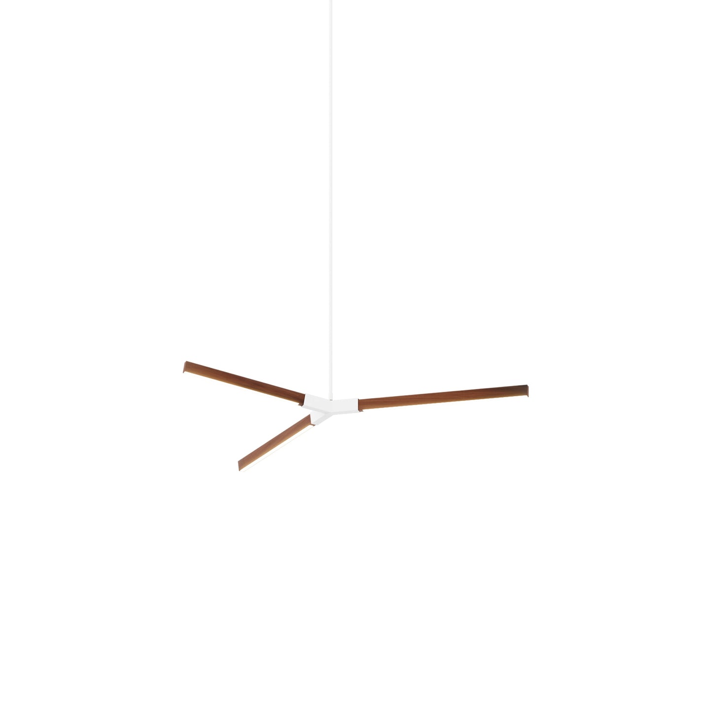 Bough Little LED Pendant Light in Water Tower Redwood/White.