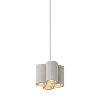Colonnade Cross Chandelier in White Salvaged NYC Pin Oak/White (5-Light).