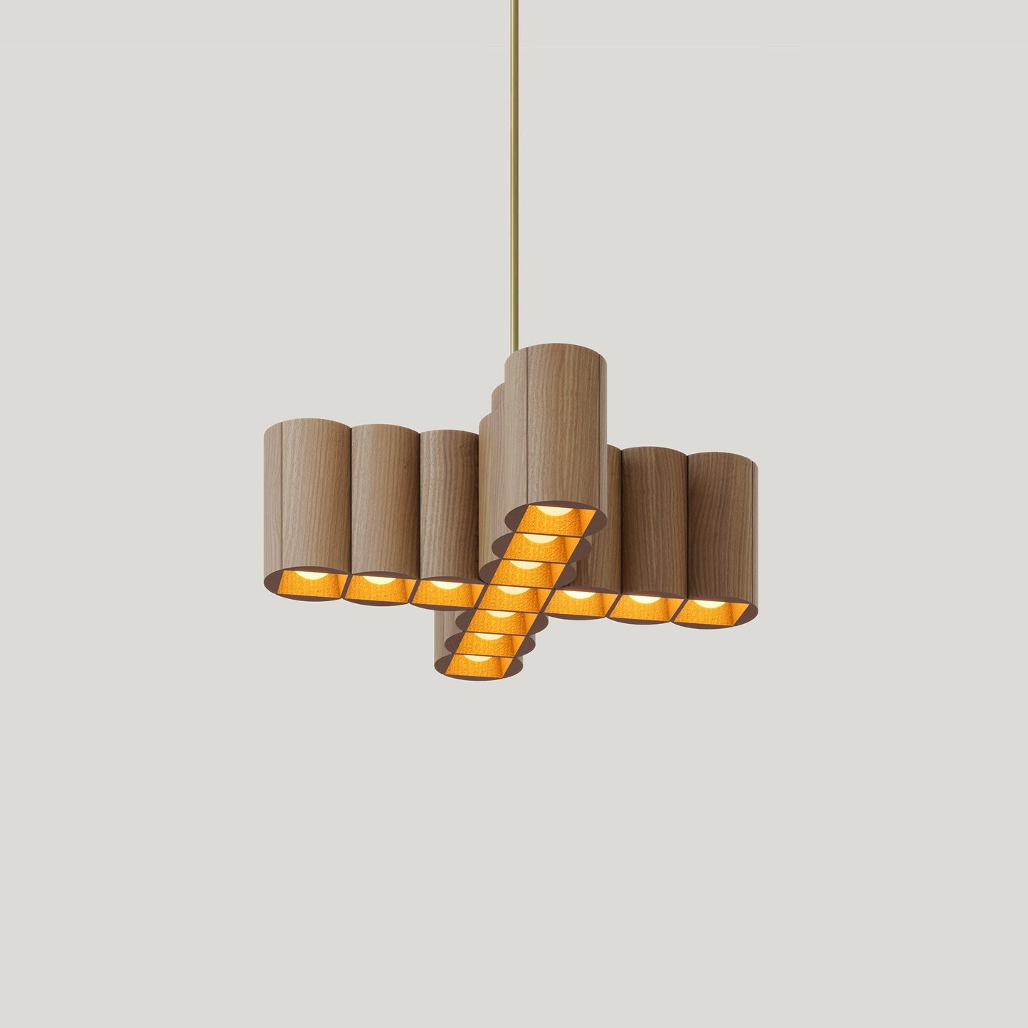 Colonnade Cross Chandelier in Detail.