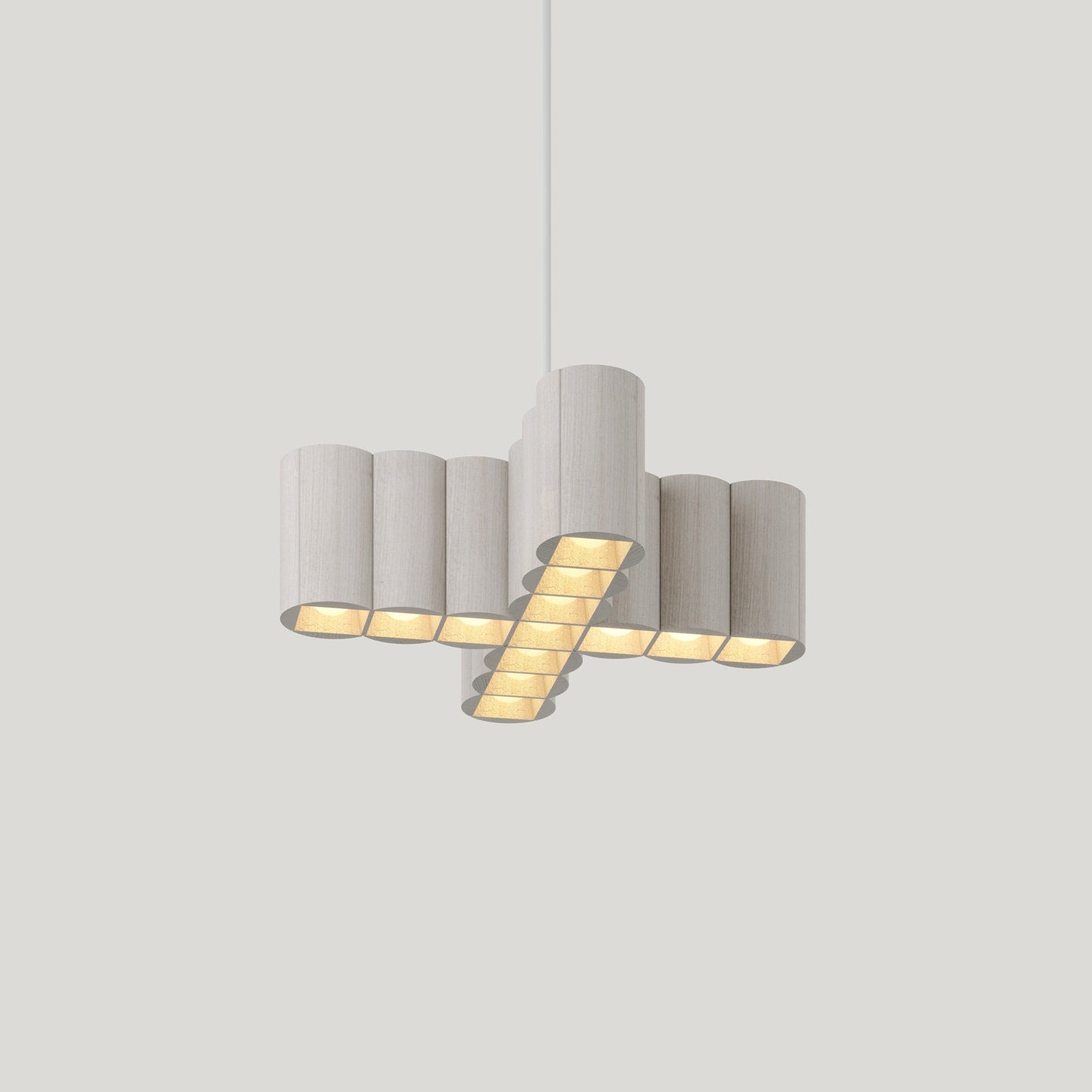 Colonnade Cross Chandelier in Detail.