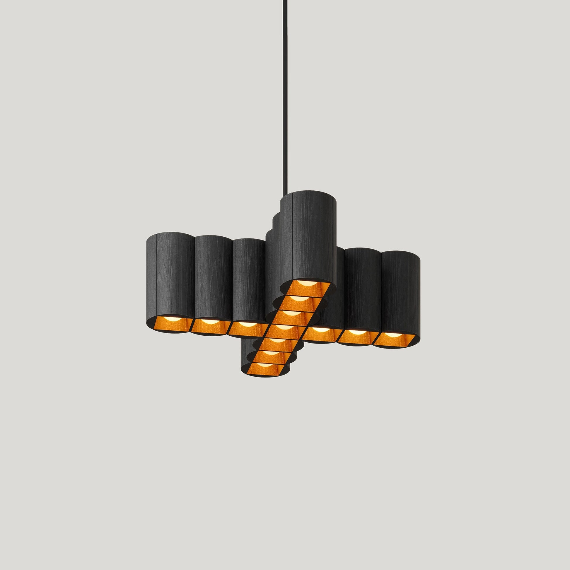 Colonnade Cross Chandelier in Detail.