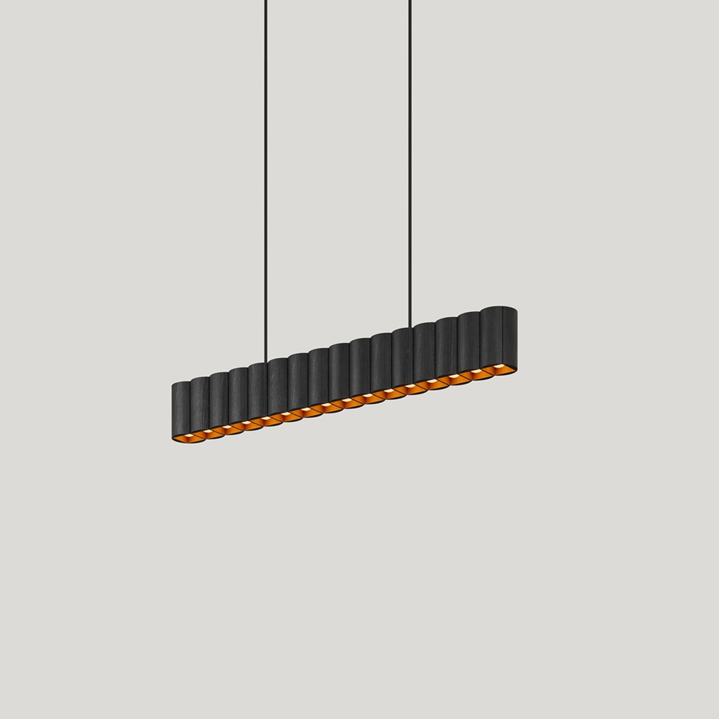 Colonnade Linear Chandelier in Detail.