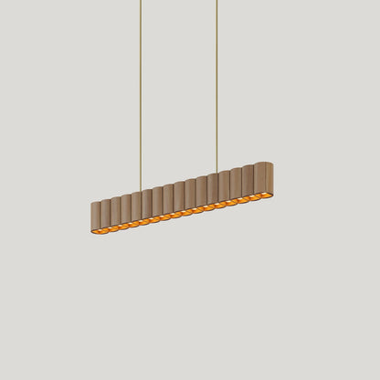 Colonnade Linear Chandelier in Detail.