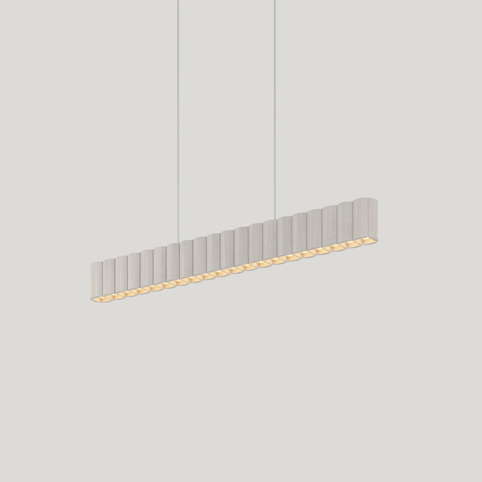Colonnade Linear Chandelier in Detail.