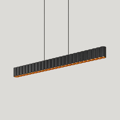 Colonnade Linear Chandelier in Detail.
