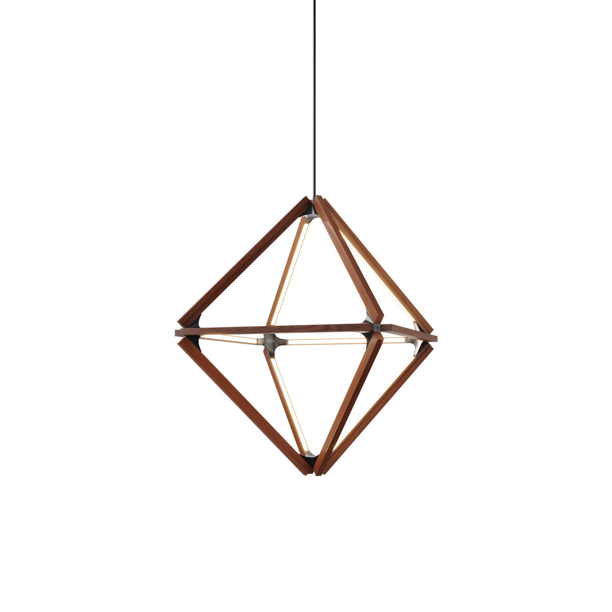 Diamond Little LED Pendant Light in Water Tower Redwood/Blackened.