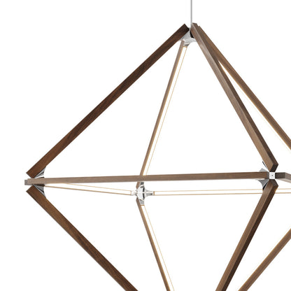 Diamond Middle LED Pendant Light in Detail.