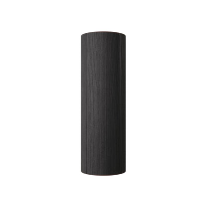 Pillar Wall Light in Black Salvaged NYC Pin Oak (12-Inch).