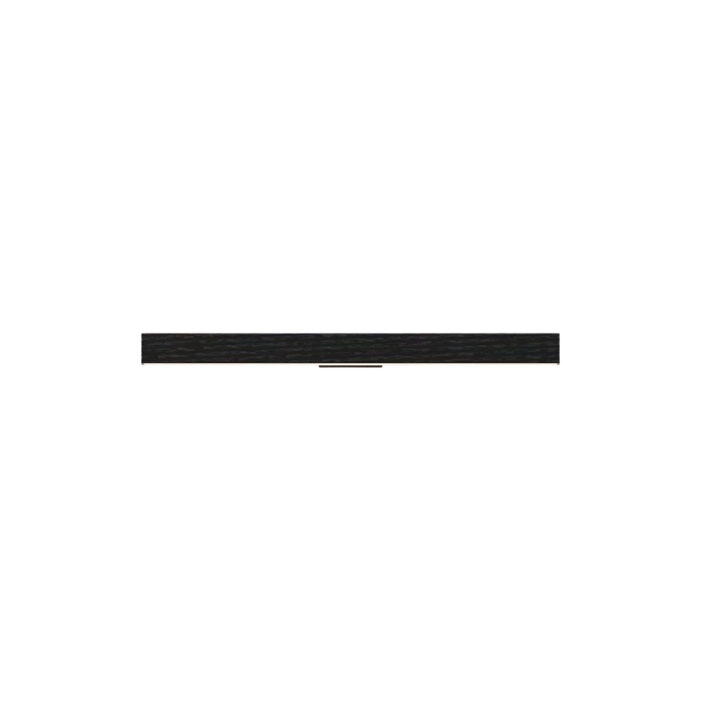 Ray 1.5ft Directional LED Wall Light in Ebonized Oak/Slate Grey.