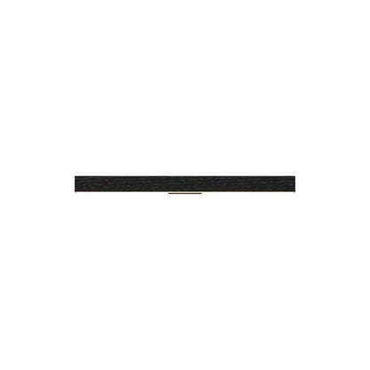 Ray 1.5ft Directional LED Wall Light in Ebonized Oak/Slate Grey.