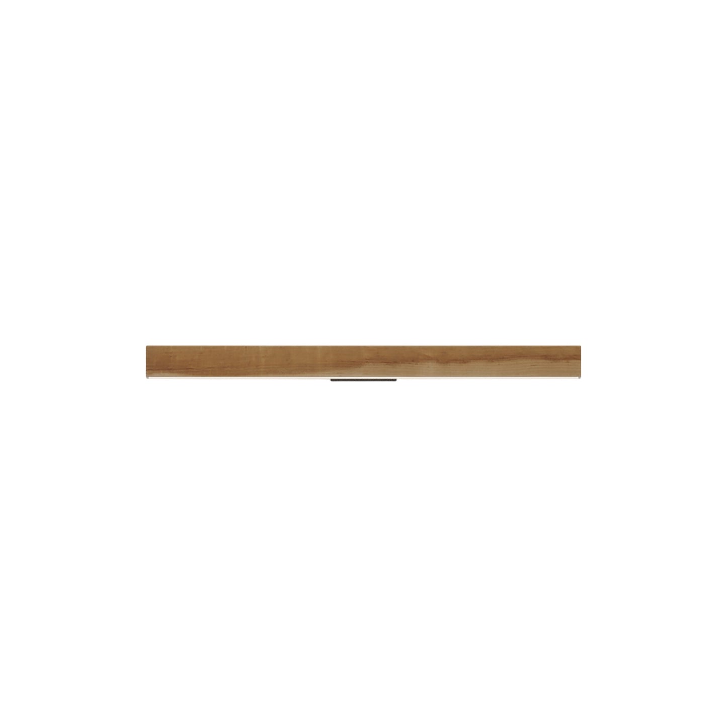 Ray 1.5ft Directional LED Wall Light in Maple/Slate Grey.