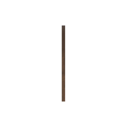 Ray 1.5ft LED Wall Light in American Walnut/Slate Grey.