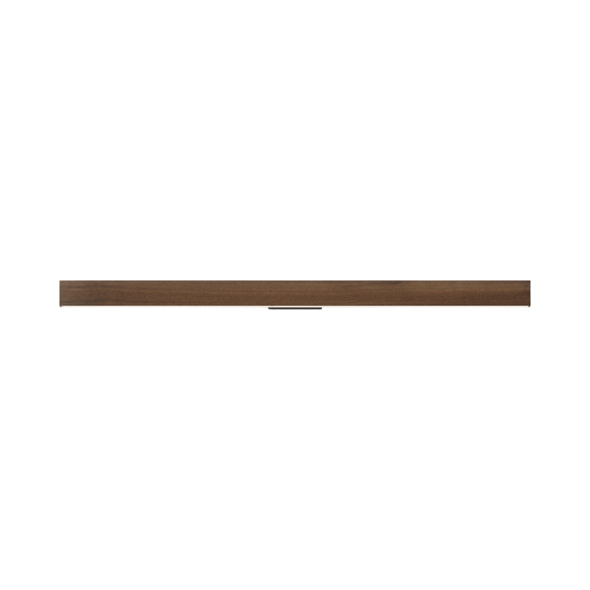 Ray 2ft Directional LED Wall Light in American Walnut/Blackened.