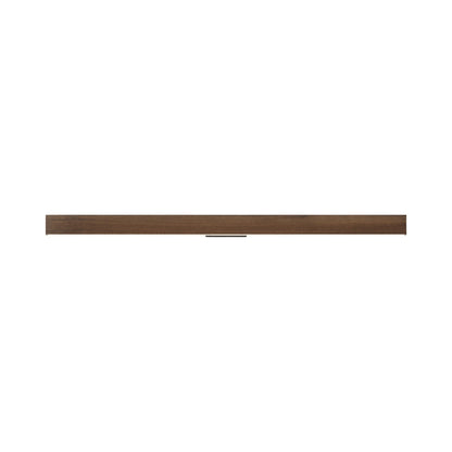 Ray 2ft Directional LED Wall Light in American Walnut/Blackened.
