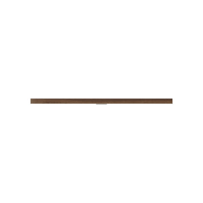 Ray 3ft Directional LED Wall Light in American Walnut/Slate Grey.