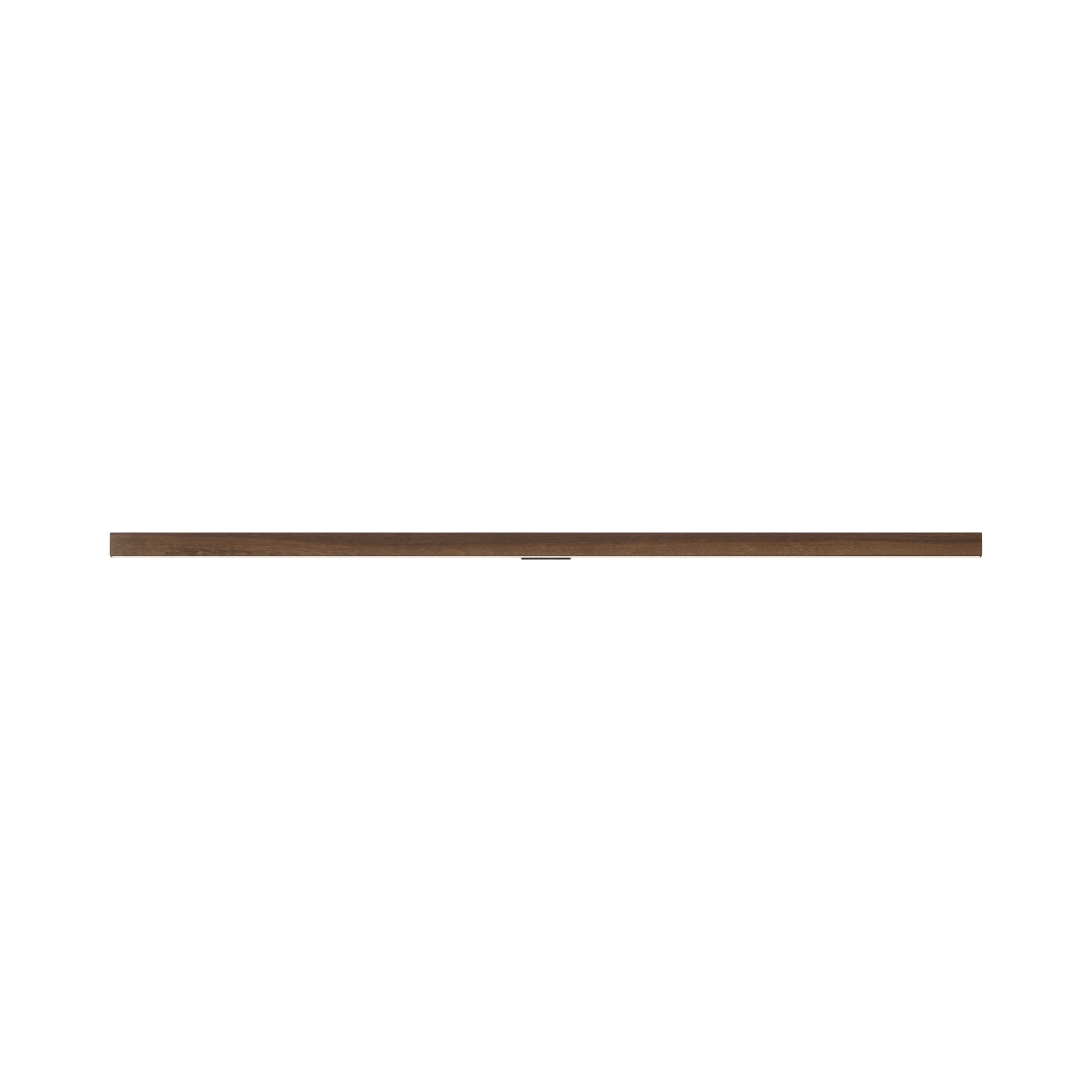 Ray 4ft Directional LED Wall Light in American Walnut/Slate Grey.