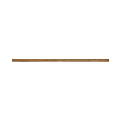 Ray 4ft Directional LED Wall Light in Maple/Slate Grey.