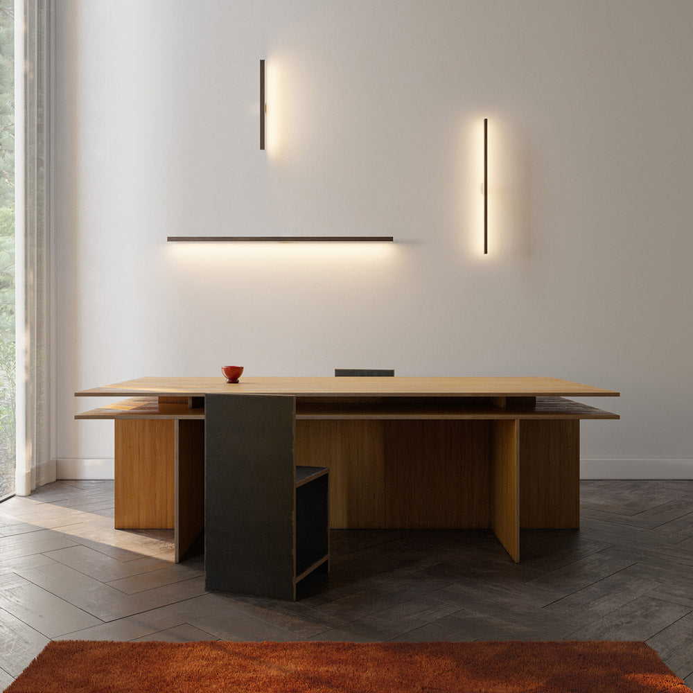 Ray 4ft Directional LED Wall Light in living room.