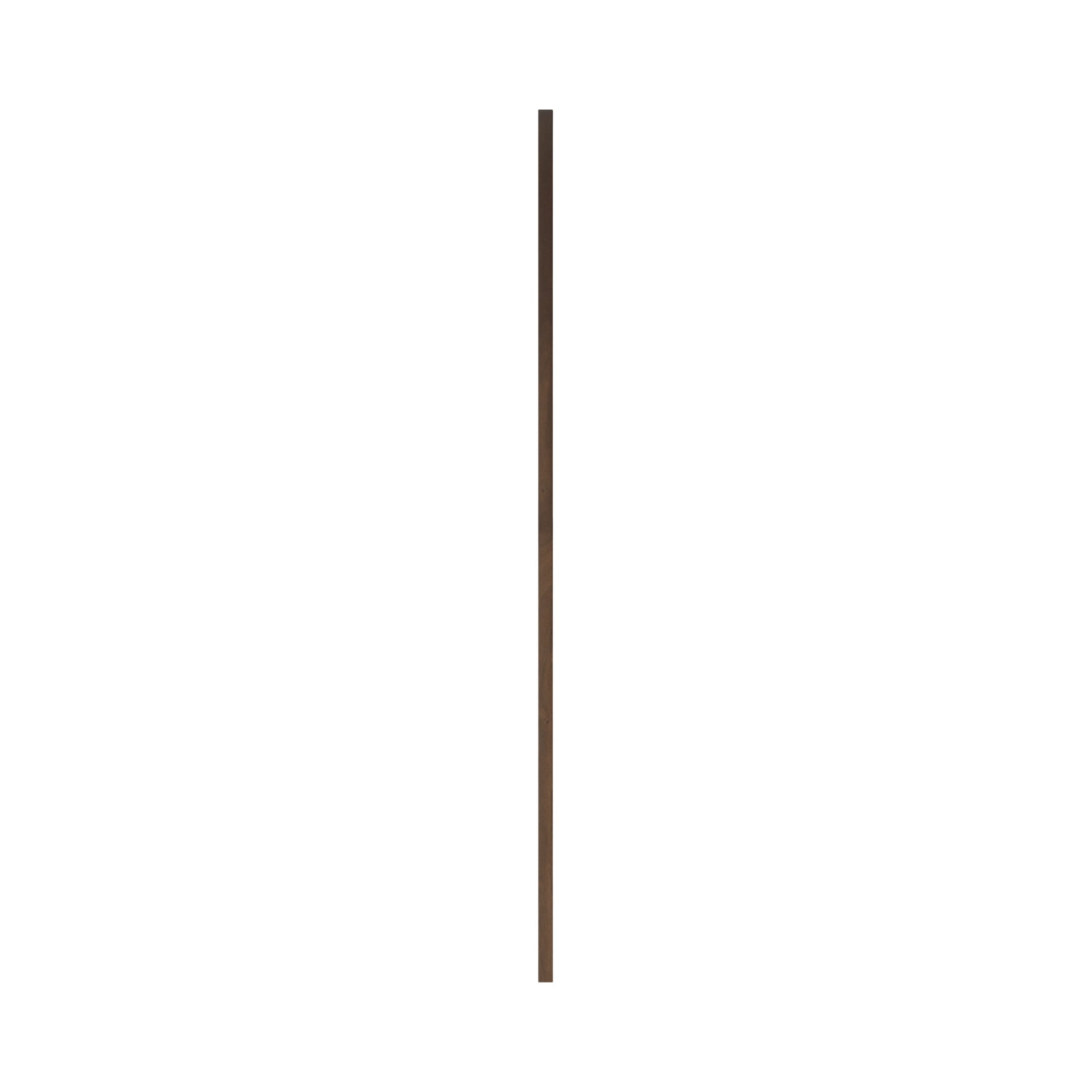 Ray 4ft LED Wall Light in American Walnut/Blackened.