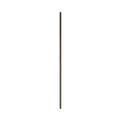 Ray 4ft LED Wall Light in American Walnut/Blackened.