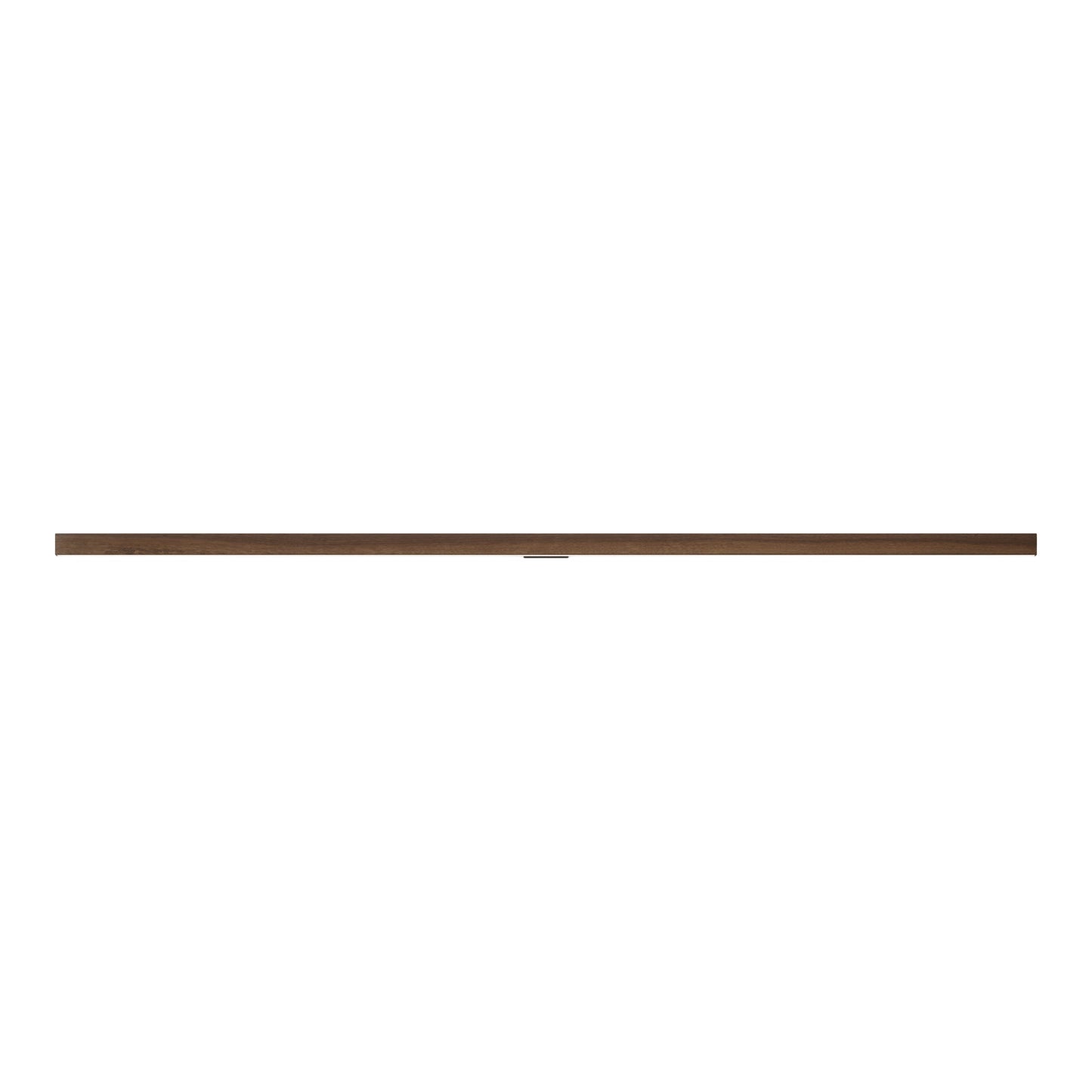 Ray 5ft Directional LED Wall Light in American Walnut/Slate Grey.