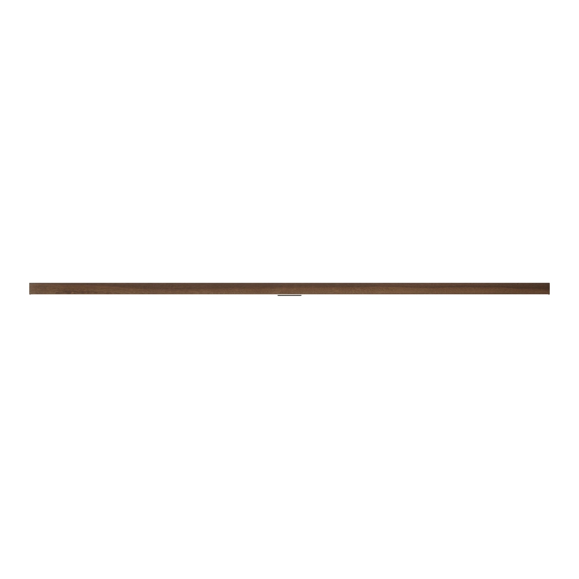 Ray 5ft Directional LED Wall Light in American Walnut/Slate Grey.