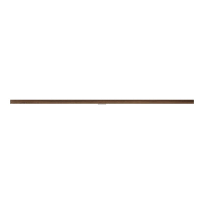 Ray 5ft Directional LED Wall Light in American Walnut/Slate Grey.