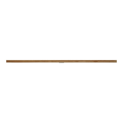 Ray 5ft Directional LED Wall Light in Maple/Slate Grey.