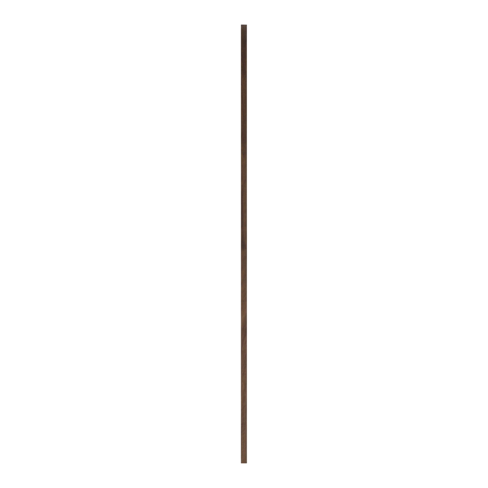 Ray 5ft LED Wall Light in American Walnut/Slate Grey.