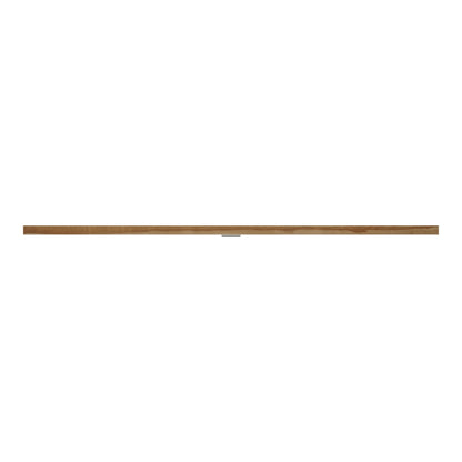 Ray 5ft LED Wall Light - Directional in Maple/Slate Grey.