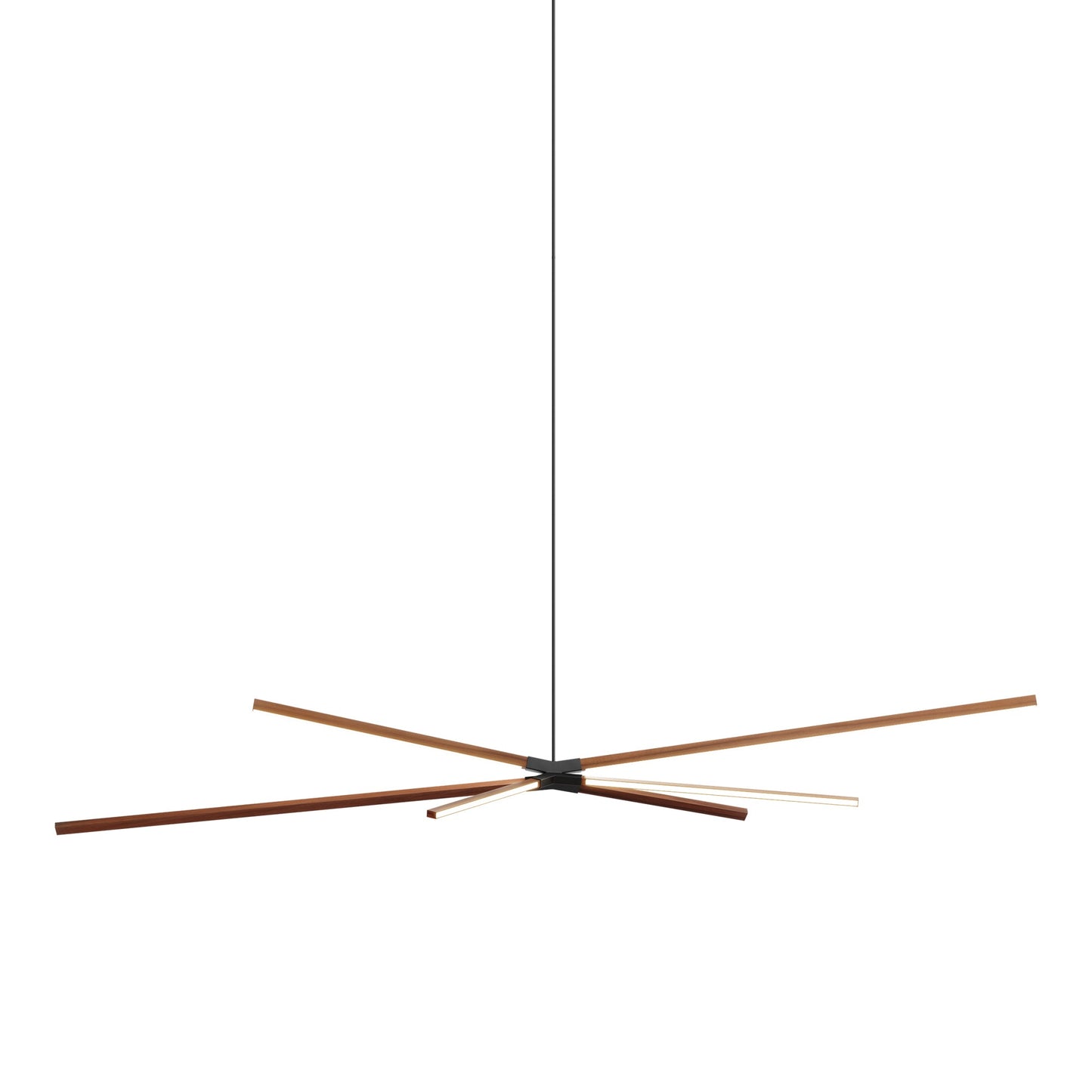 Skybang Big LED Pendant Light in Water Tower Redwood/Blackened.