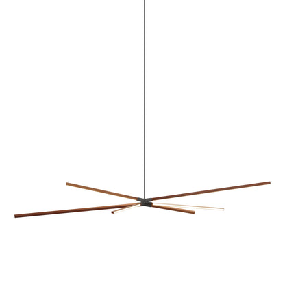 Skybang Big LED Pendant Light in Water Tower Redwood/Slate Grey.