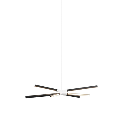 Skybang Little LED Pendant Light in Ebonized Oak (White).