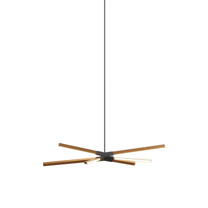 Skybang Little LED Pendant Light in Heart Pine (Reclaimed) (Slate Grey).