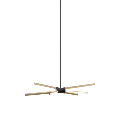 Skybang Little LED Pendant Light in Maple (Blackened).