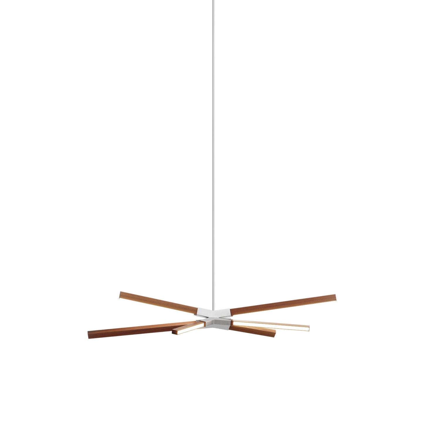 Skybang Little LED Pendant Light in Water Tower Redwood (Brushed Nickel).